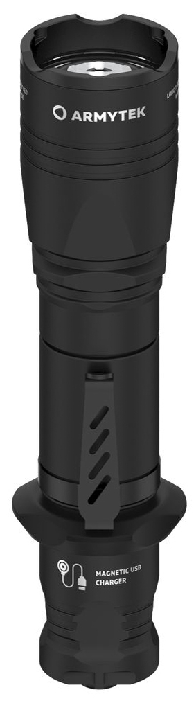 Armytek Dobermann Pro Magnet USB Белый 1500 OTF люмен в магазине RACII24.RU, фото