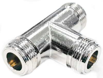 Переходник N-522 N розетка - N розетка - N розетка тройник в магазине RACII24.RU, фото