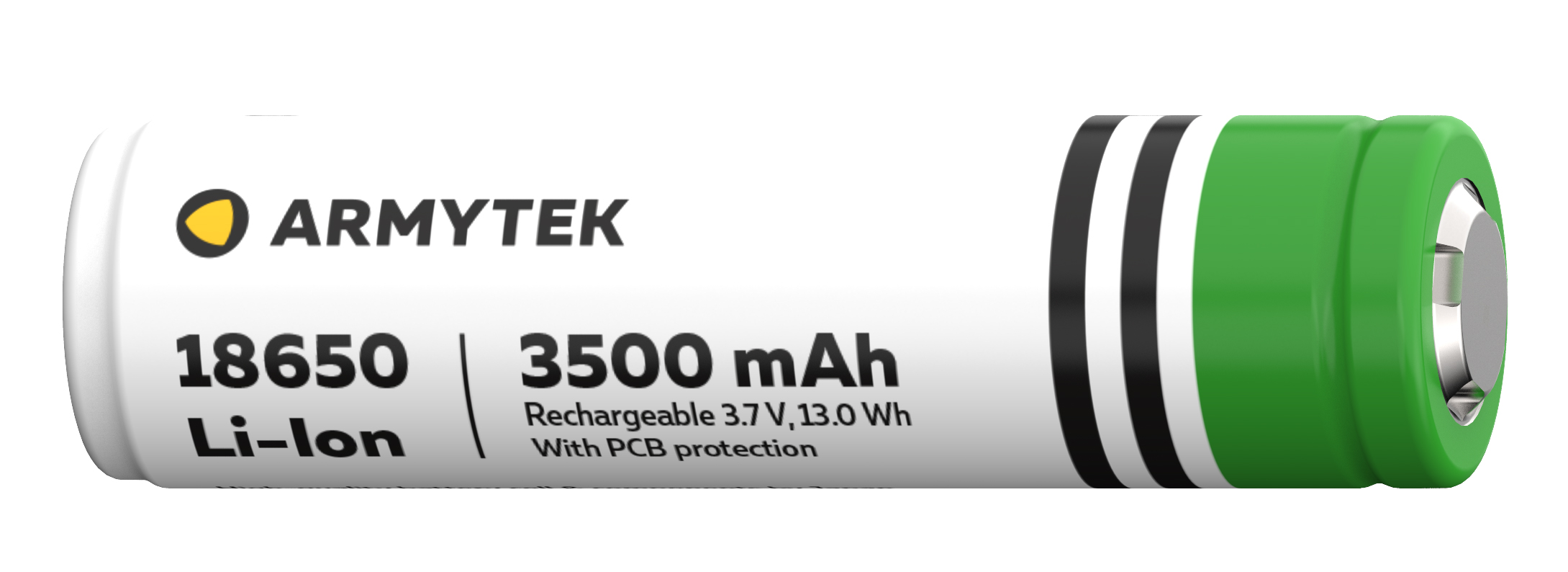 Аккумулятор Armytek 18650 3500мАч, защищенный в магазине RACII24.RU, фото