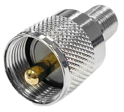 Переходник UF-312 UHF вилка - F розетка в магазине RACII24.RU, фото