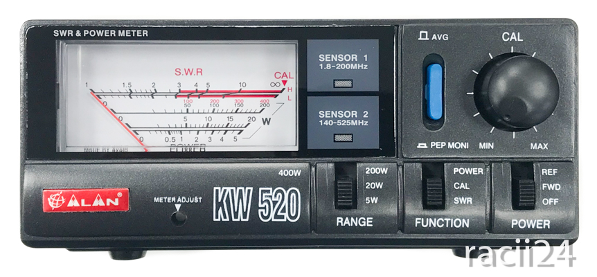 Измеритель КСВ и мощности Alan KW520 в магазине RACII24.RU, фото