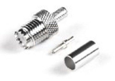 Разъем M-211F mini UHF розетка - RG-58 под обжим в магазине RACII24.RU, фото