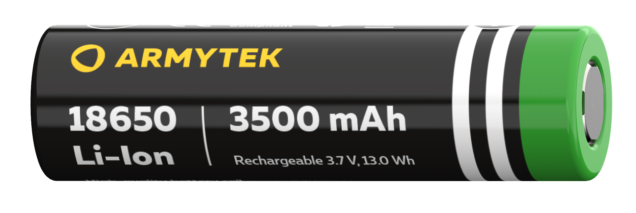 Аккумулятор Armytek 18650 3500мАч, незащищенный в магазине RACII24.RU, фото
