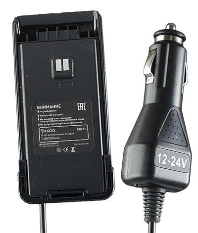 Автомобильный источник питания RBE-211 для RACIO R210 и Аргут А-55 в магазине RACII24.RU, фото